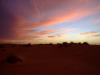 Sonnenuntergang im Sandkasten